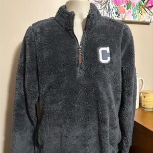 Cozy Gray Fleece Sweatshirt, Cleveland Guardians